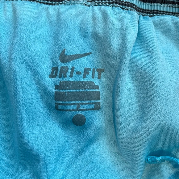 Nike Blue and Black Athletic Shorts - Picture 2 of 2